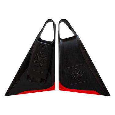 Hubboards Boost'n Houston Swim Fins - Black/Red - Good Wave